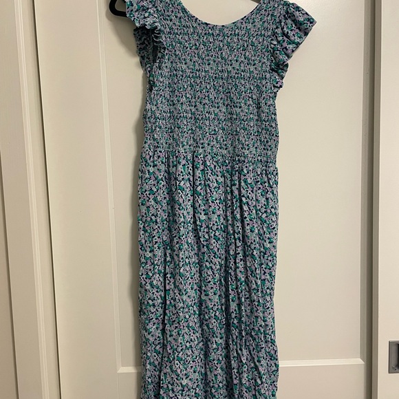 A New Day Blue Floral Midi Dress - Picture 2 of 3